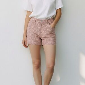 Loft Women’s Chino Shorts Blush/White Bermuda  Size-4 EUC